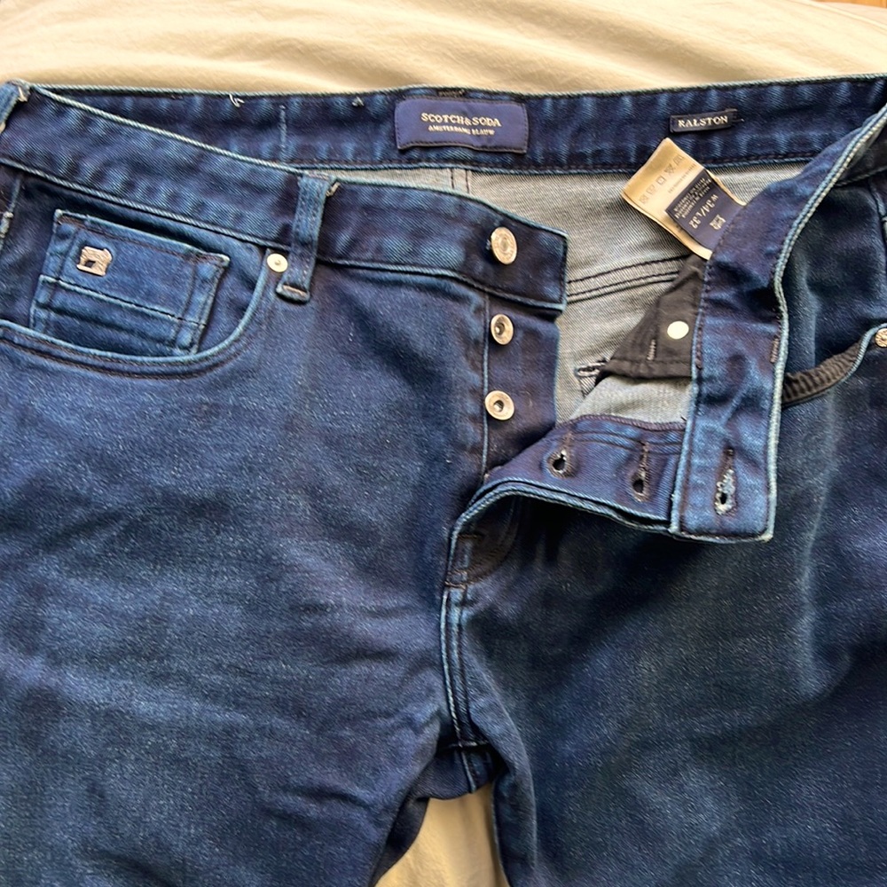 34x32 indigo Scotch & Soda jeans button fly